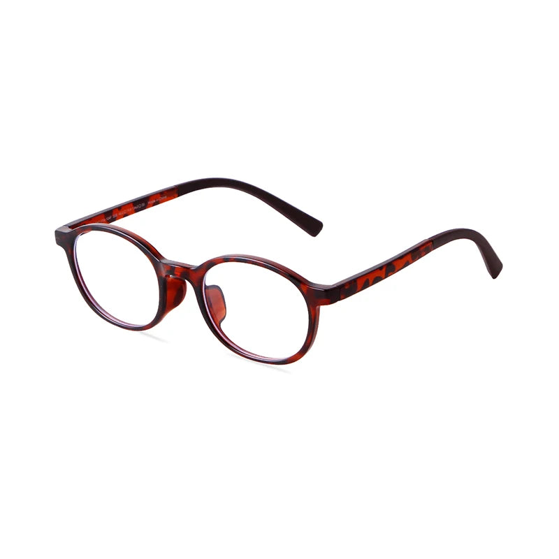STORY Fashion Oval Anti-blue Kids Glasses TR90 Frame Girl Boy