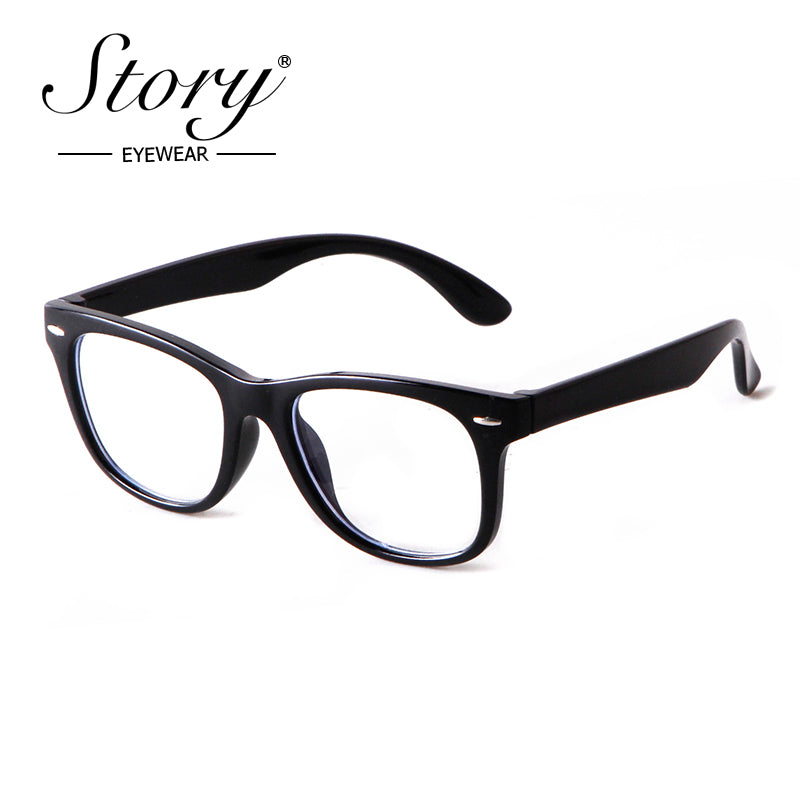2024 New Fashionable Hot Selling Combination Color Children's Day Glasses TR90 Transparent Color Versatile Trend Casual Flat Mirror Factory Direct Sales
