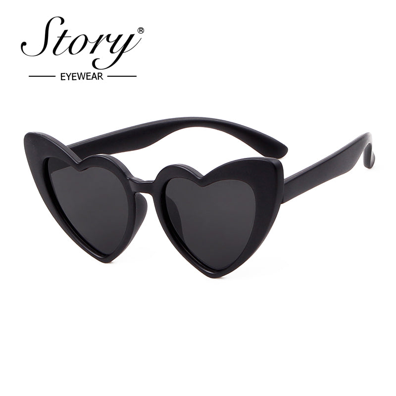 New Children's Sunglasses Retro Personalized Polarized Sunglasses Fashion Love Shaped Children's Sunglasses