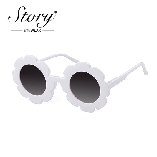 2024 New Fashion Children's Cartoon Cute Fashion Style Sunflower Sunglasses Sunshade Polarized Sunglasses