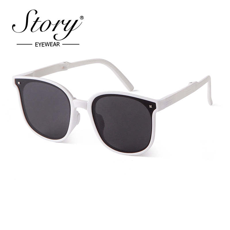 2024 New Polarized Folding Sunglasses ,Fashion Retro Sunscreen Folding Sunglasses for Women