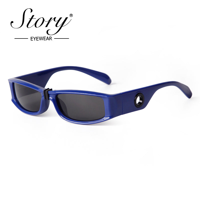 2024 new INS sunglasses, men's trendy and cool integrated sunglasses, women's internet celebrities, UV resistant and strong light driving