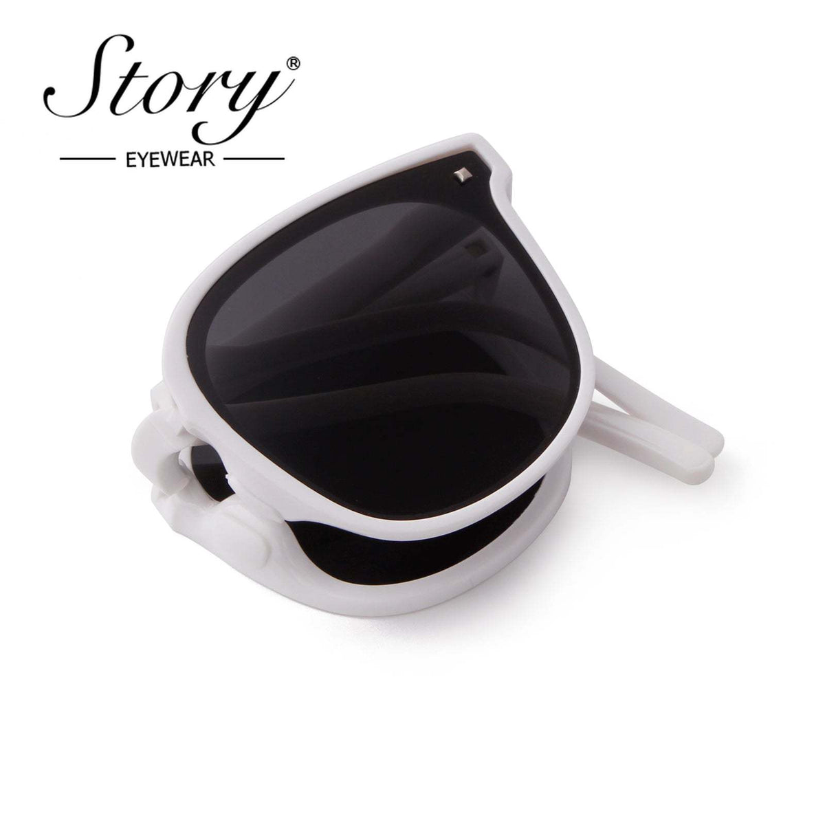 2024 New Polarized Folding Sunglasses ,Fashion Retro Sunscreen Folding Sunglasses for Women