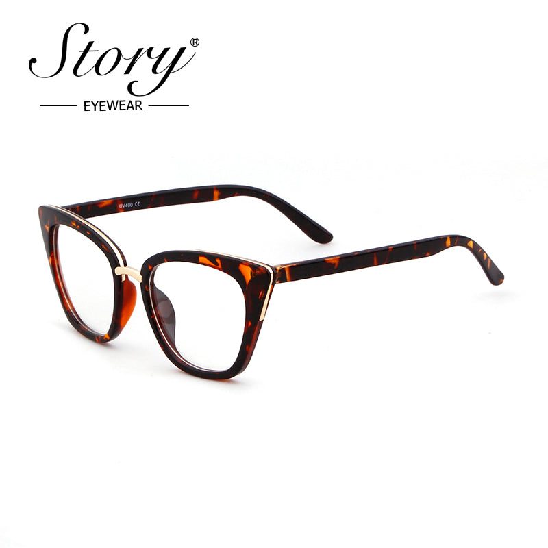 STORY Cat Eye Drop Sunglasses Women Sun Glasses uv400