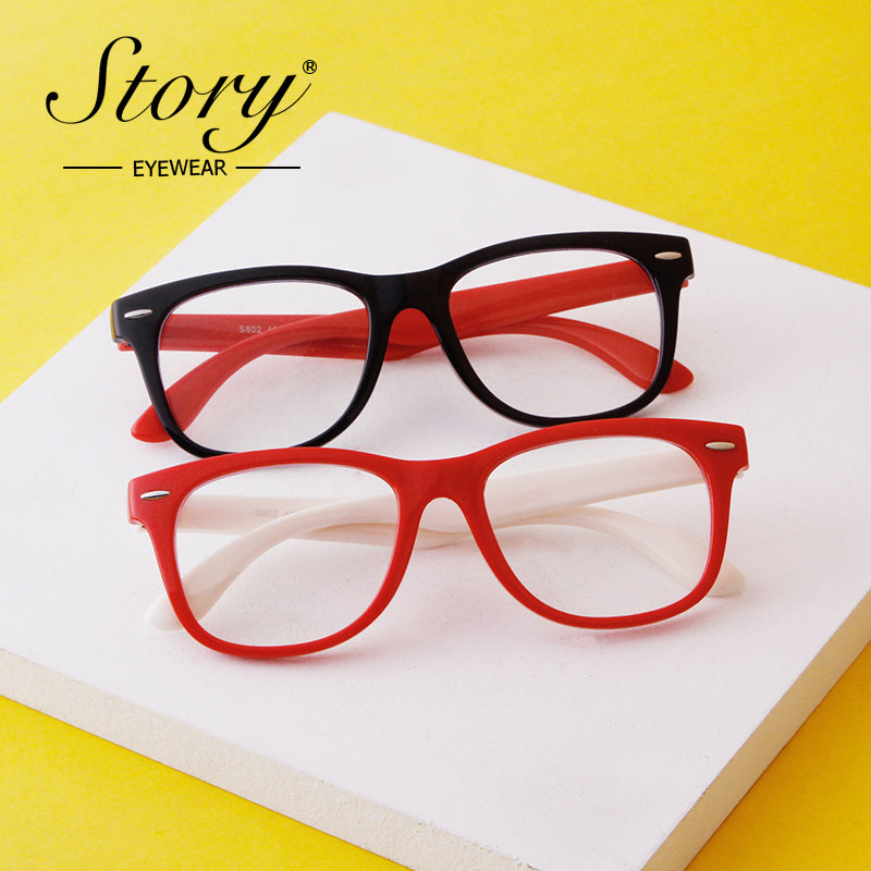2024 New Anti Blue Light & Radiation Eye Protection Children's Glasses Comfortable Silicone Frame