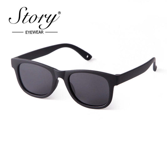 2024 New Fashionable Multicolor Children's Silicone Sunglasses 0-3 Year Old Baby Polarized Tide Matching Sunglasses Outdoor Sunshade and UV Protection Glasses